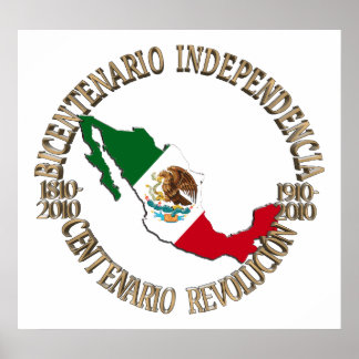 Póster Celebración del Bicentenario y del Centenario en M