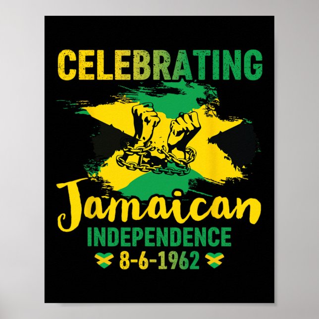 Póster Celebración del Día de la Independencia Orgulloso  (Frente)