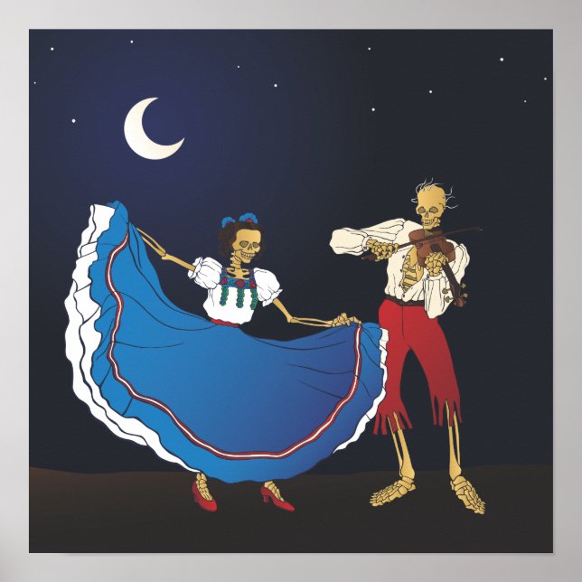 Póster Celebración del Día de los Muertos (Frente)