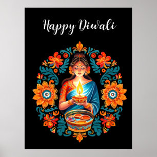 Póster Celebración del Diwali