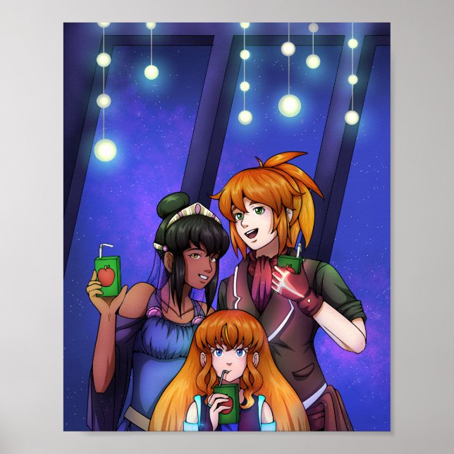 Póster Celebración del espacio de Año Nuevo (Frente)