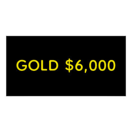 Póster Celebración del Mercado del Oro $6,000