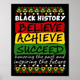 Póster Celebración del Mes de la Historia Negra Afroameri