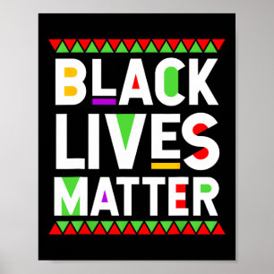 Póster Celebración del Mes de la Historia Negra Black Liv