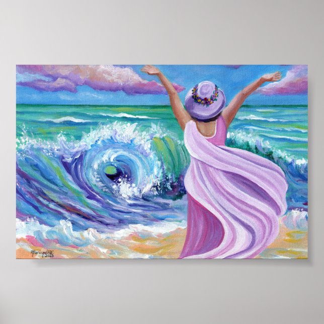 Póster Celebración del océano (Frente)