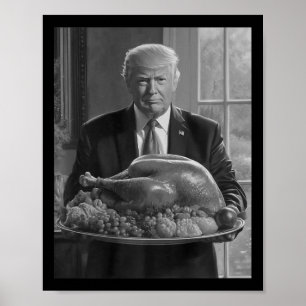 Póster Celebración divertida de Trump gracias a Turquía