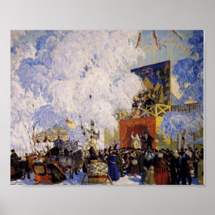 Póster Celebración en el pueblo "hadas"