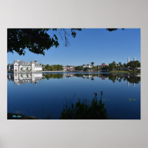 Póster Celebración en Florida con el Poster del lago
