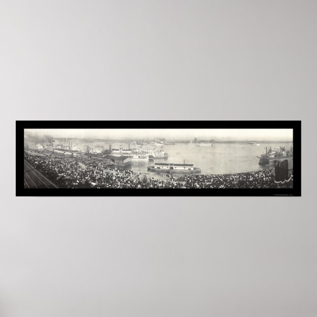 Póster Celebración en St Louis Photo 1907 (Frente)