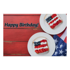 Póster Celebración patriótica