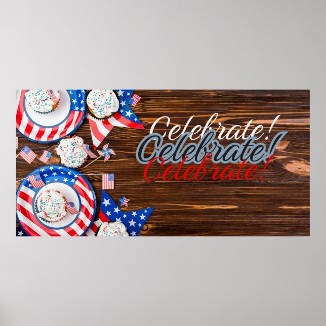 Póster Celebración patriótica (Frente)