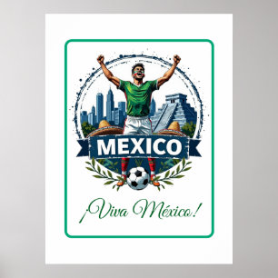 Póster Celebración personalizada del equipo nacional de f