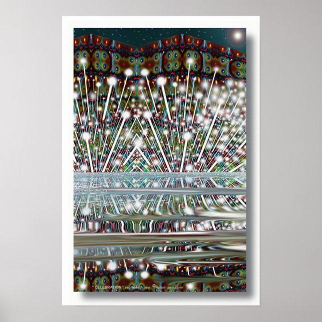 Póster " CELEBRACIÓN " por: Robert Singletary (Frente)