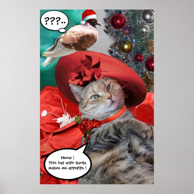 PÓSTER CELEBRACIONES DE NAVIDAD DE LA PRINCESA TATUS GATO (Frente)