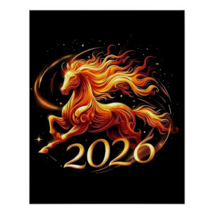 Póster Celebraciones del Año Chino del Caballo 2026