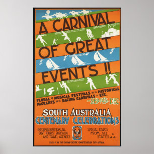Póster Celebraciones del centenario del sur de Australia