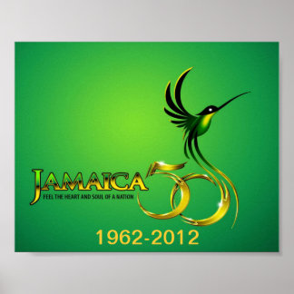 Póster Celebrando el 50° Poster de Jamaica