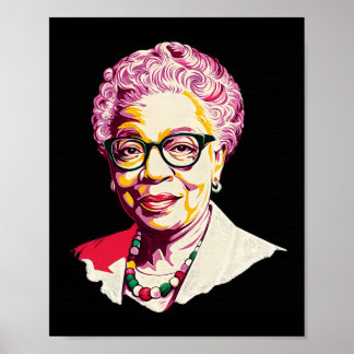 Póster Celebrando el Mes de la Historia Negra Ange de la 