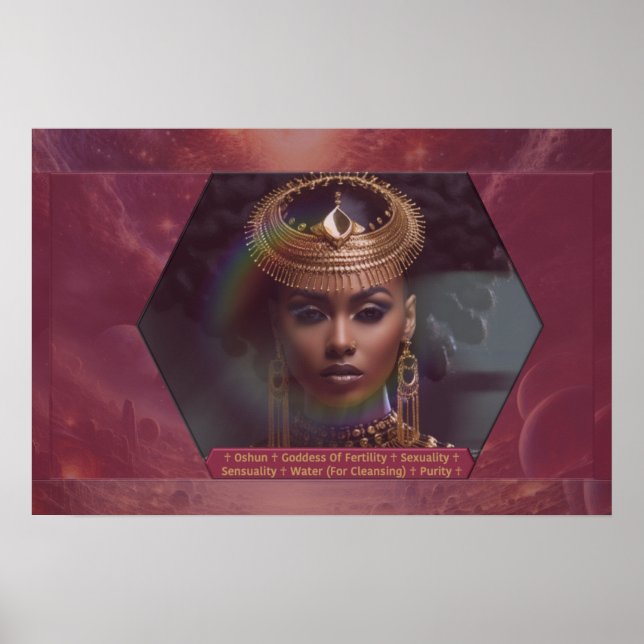 Póster Celebrando la Madre África (Frente)