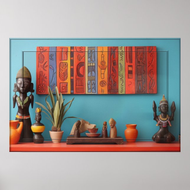 Póster Celebrando la Madre África (Frente)