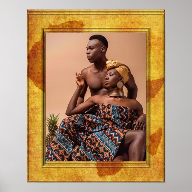 Póster Celebrando la Madre África (Frente)