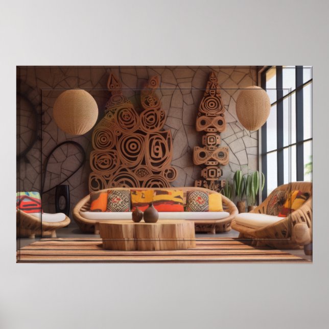 Póster Celebrando la Madre África (Frente)