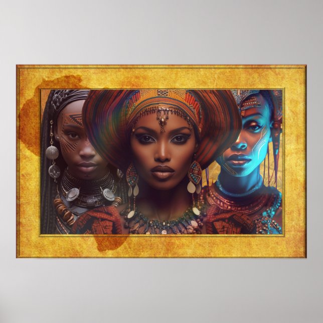 Póster Celebrando la Madre África (Frente)