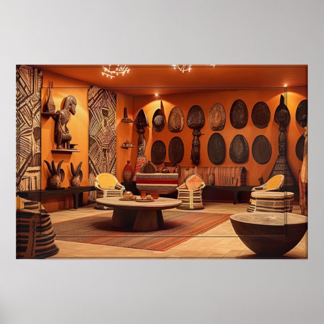 Póster Celebrando la Madre África (Frente)