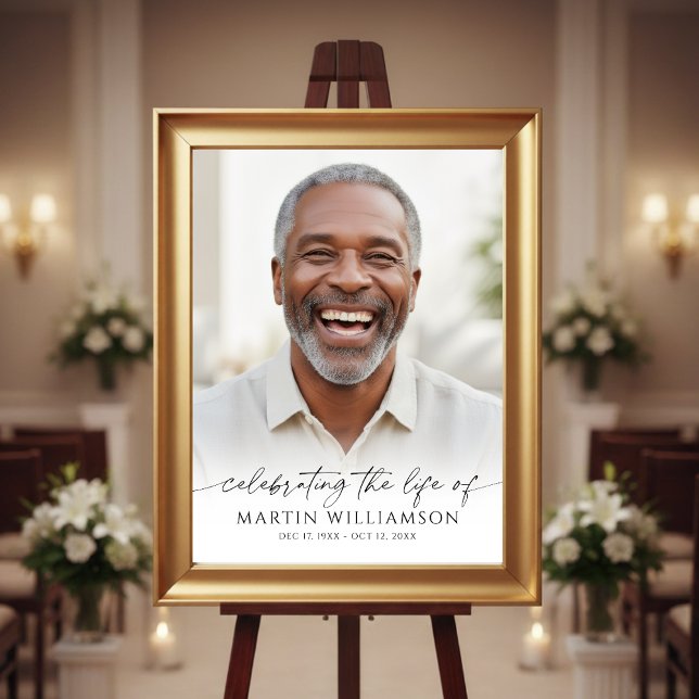 Póster Celebrando la Vida Foto Escritura Moderna Memorial (Subido por el creador)