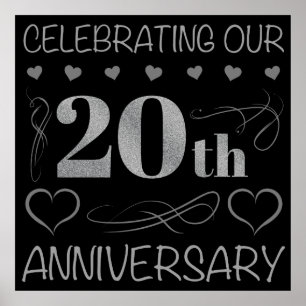 Póster Celebrando nuestro 20° aniversario
