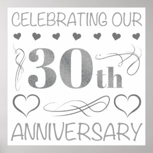 Póster Celebrando nuestro 30 aniversario