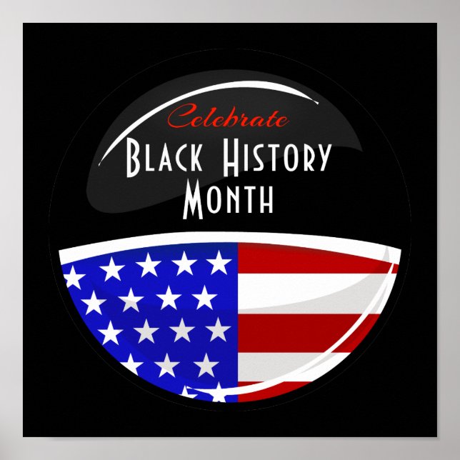 Póster Celebrar el evento Mes de Historia Negra (Frente)