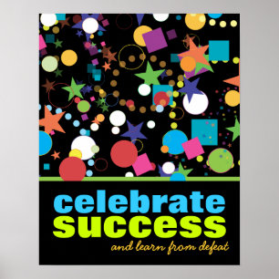 Póster Celebrar el Poster de éxito