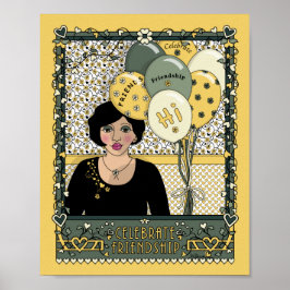 Póster Celebrar el Poster Friendship_C_8x10
