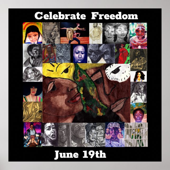 PÓSTER CELEBRAR LA LIBERTAD EL 19 DE JUNIO (Frente)
