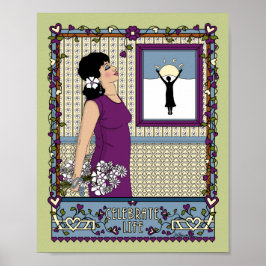 Póster Celebrar la vida_A_Cartel de 8x10