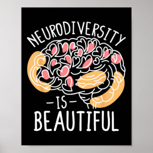 Póster Celebrar que la neurodiversidad sea hermosa