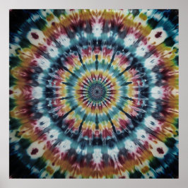 Póster Celebrate National Tye-Dye Day With Striking Wall