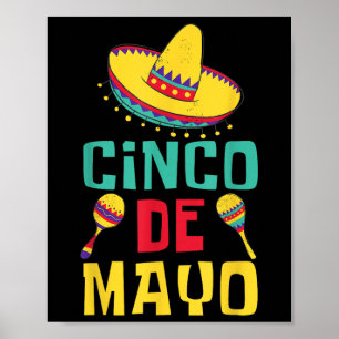 Póster Celebrati Fiesta mexicana de Cinco De Mayo Fiesta