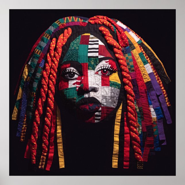 Póster Celebrating Colorful Black Women Poster (Frente)