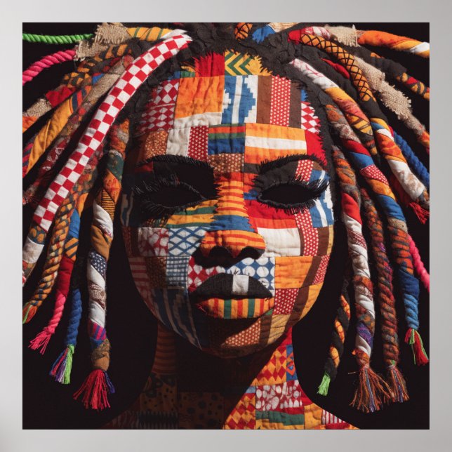 Póster Celebrating Colorful Black Women Poster (Frente)