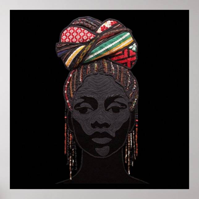 Póster Celebrating Colorful Black Women Poster (Frente)