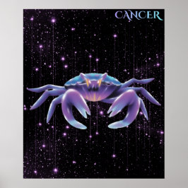 Póster Celestial Cancer – Astrology Art