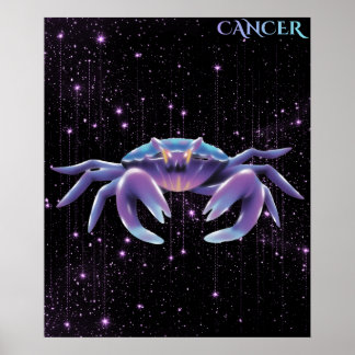 Póster Celestial Cancer – Astrology Art