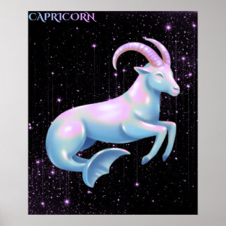 Póster Celestial Capricorn – Astrology Art