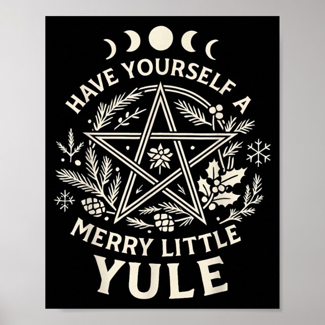 Póster Celestial Have Yourself A Merry Little Solstice Yu (Frente)