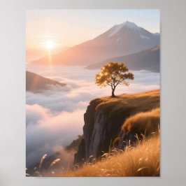 Póster Celestial Highlands Morning