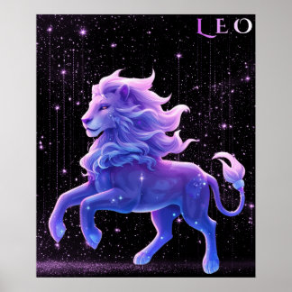 Póster Celestial Leo – Astrology Art