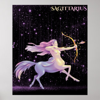 Póster Celestial Sagittarius – Astrology Art