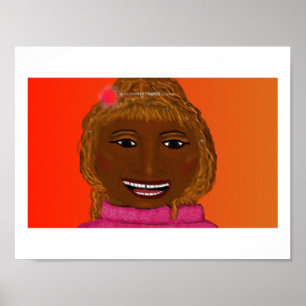 Póster Celia Cruz Painting